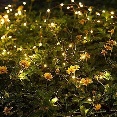 Detalle 2 de Lezonic Solar String Lights, 2-Pack: 240 LED, 80ft of Outdoor Ambience