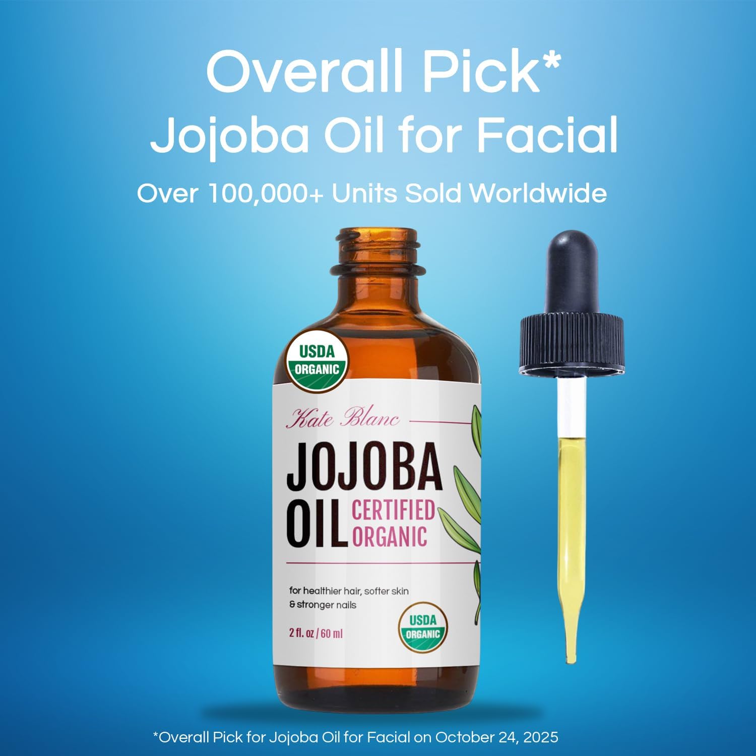Detalle 2 de Kate Blanc Cosmetics Jojoba Oil 4oz