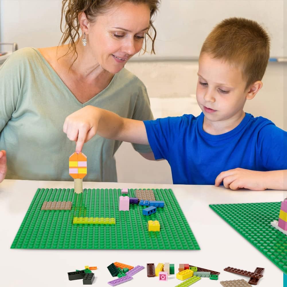 Detalle 2 de Lekebaby 10"x10" Classic Baseplates 6 Pack 🧩