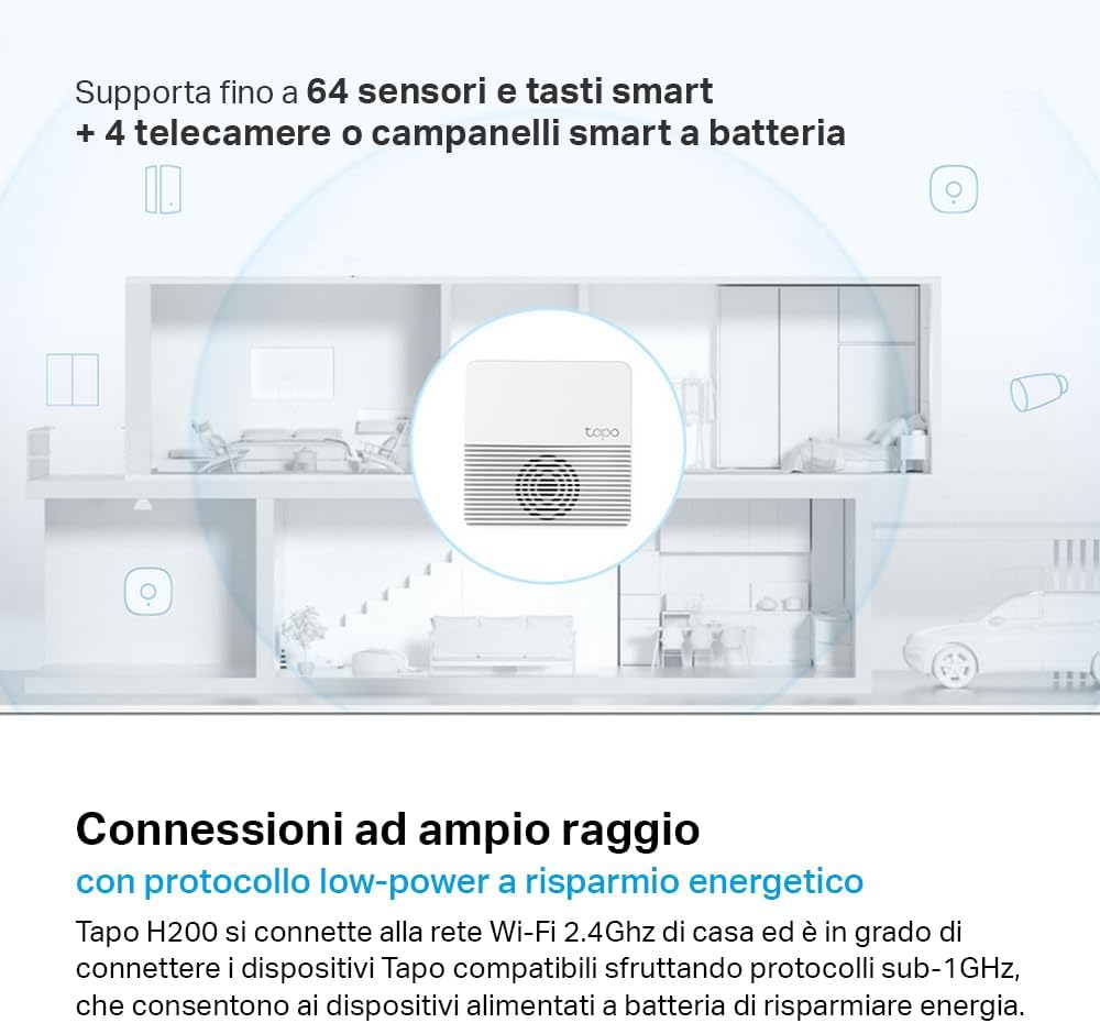 Thumbnail 2 de Tapo H200 Smart Hub 64+4 dispositivi