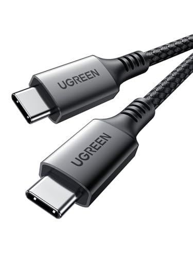 Detalle de UGREEN Zapix Câble USB C 100W PD 20V 5A – Nylon tressé, 2m