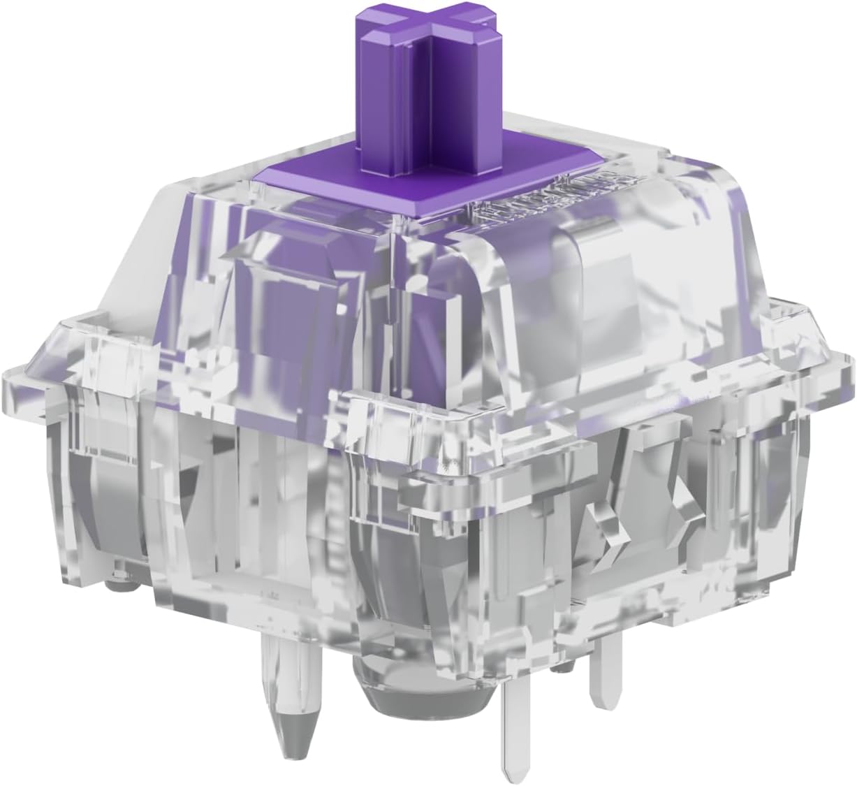 Detalle de Glorious Gaming Mako Switches (110 PCS): Tactile, Pre-Lubed 5‑pin Hot-Swap Compatibility