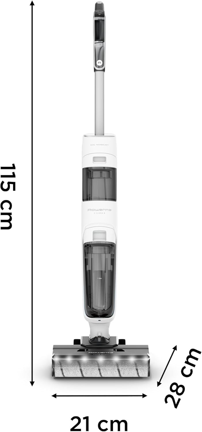 Thumbnail 2 de Rowenta X-Clean5 GZ5557EE — Aspirateur Laveur sans Fil 2-en-1 avec détection Auto et Séchage à l’air chaud