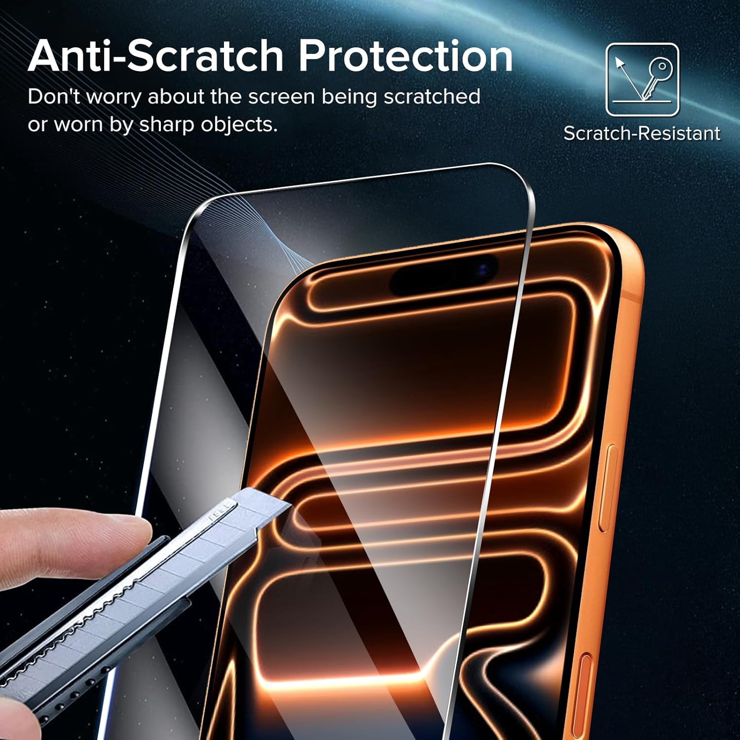 Thumbnail 3 de ivoler Screen Protector for iPhone 17 Pro (2 Pack) with Alignment Frame Tool — 9H Tempered Glass, Bubble-Free, 6.3 Inch