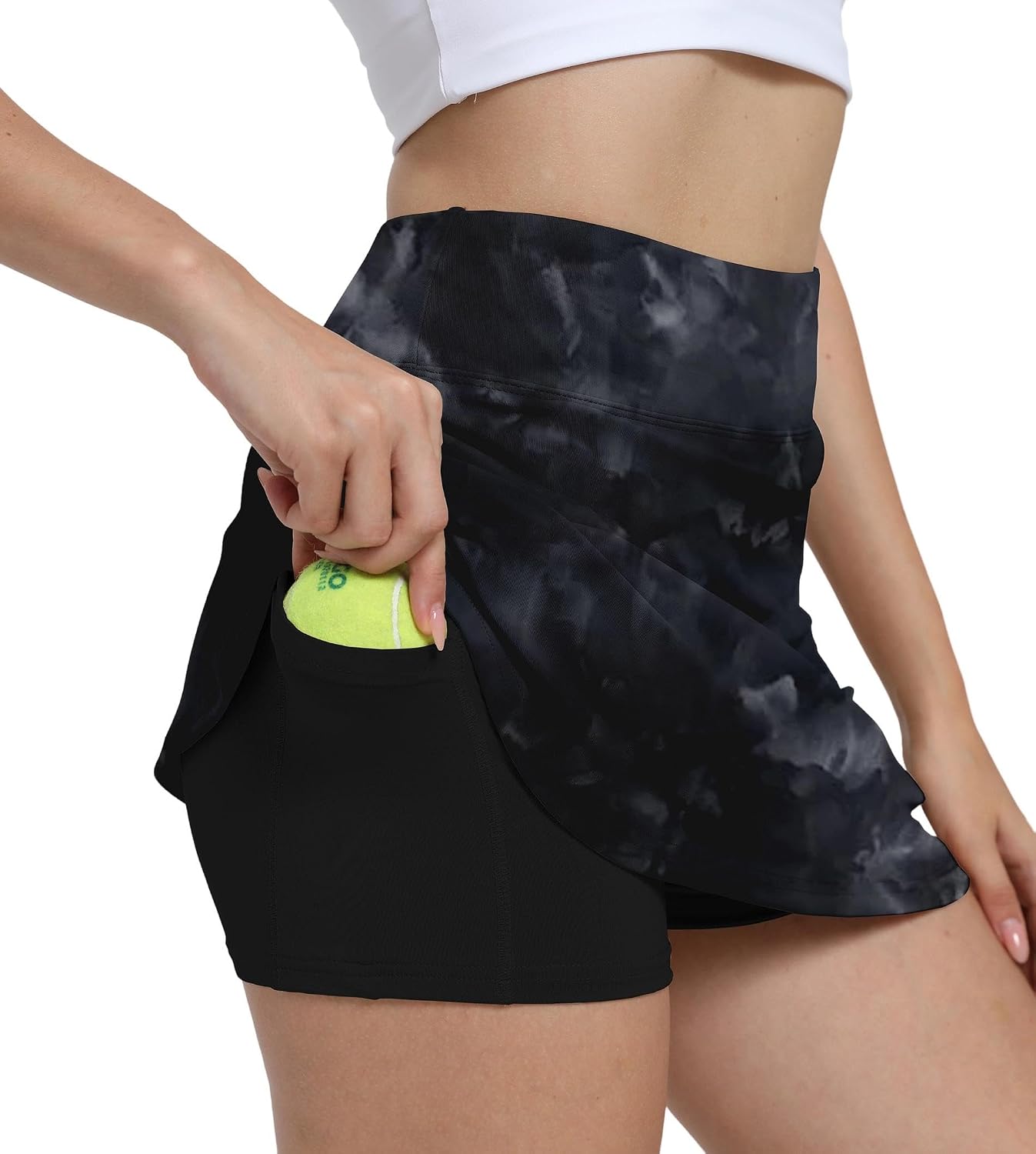 Thumbnail 1 de Jhsnjnr Women's Athletic Tennis Skirt with Shorts – Lightweight Two‑Layer Skort for Active Wear