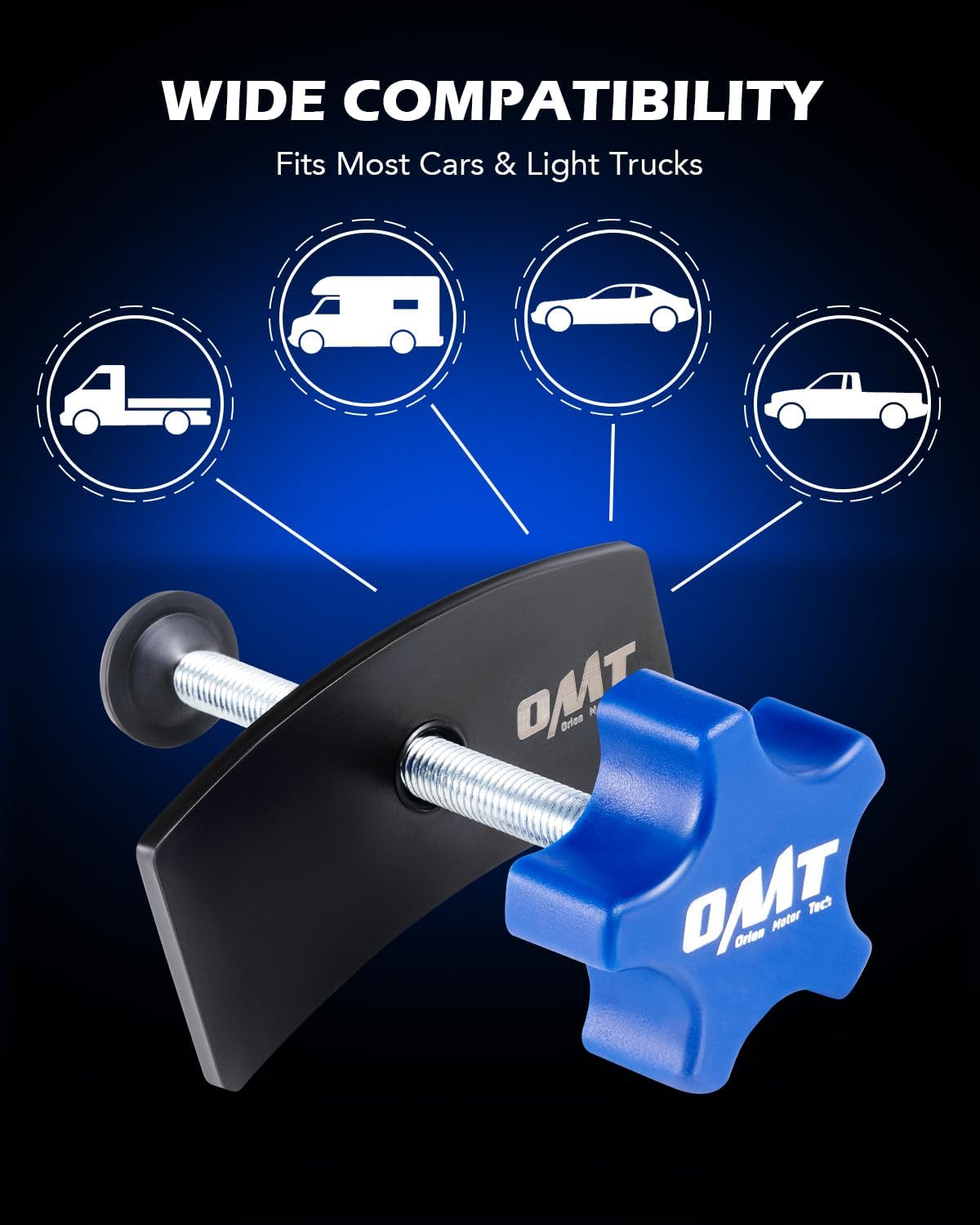 Thumbnail 5 de Orion Motor Tech Brake Pad Spreader Tool (Heavy-Duty Solid Steel Disc Brake Caliper Compressor) for Cars & Light Trucks