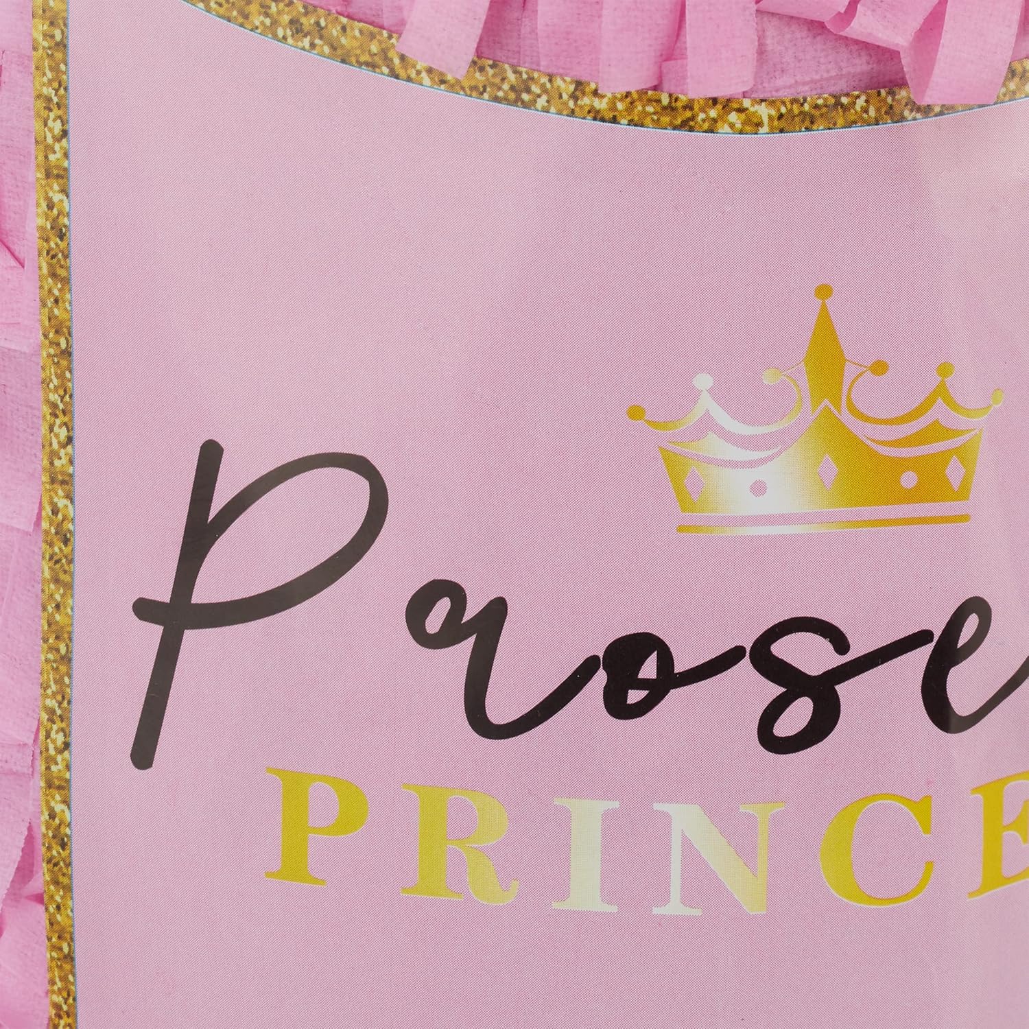 Thumbnail 6 de Relaxdays Pinata Anniversaire – Bouteille de Champagne à Suspendre, Princesse, rose doré, à remplir