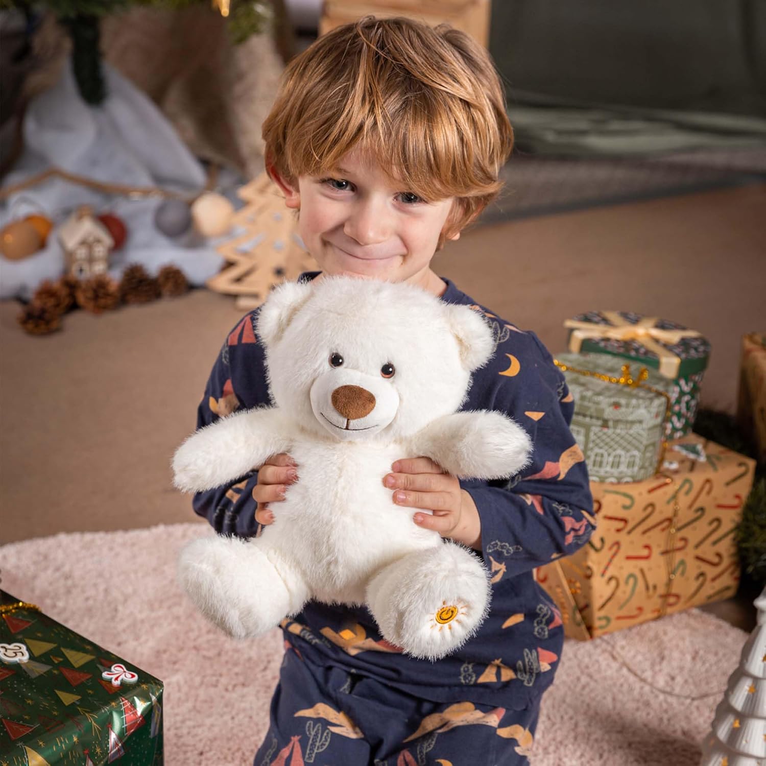 Thumbnail 5 de Gipsy Toys – Peluche Veilleuse Glowy, Mon Ourson Lumineux – 24 cm, Beige, en Boîte Cadeau