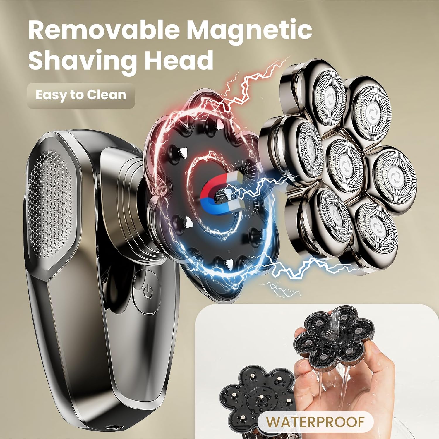 Detalle 2 de SHPAVVER 7D LED Waterproof Razor ⚙