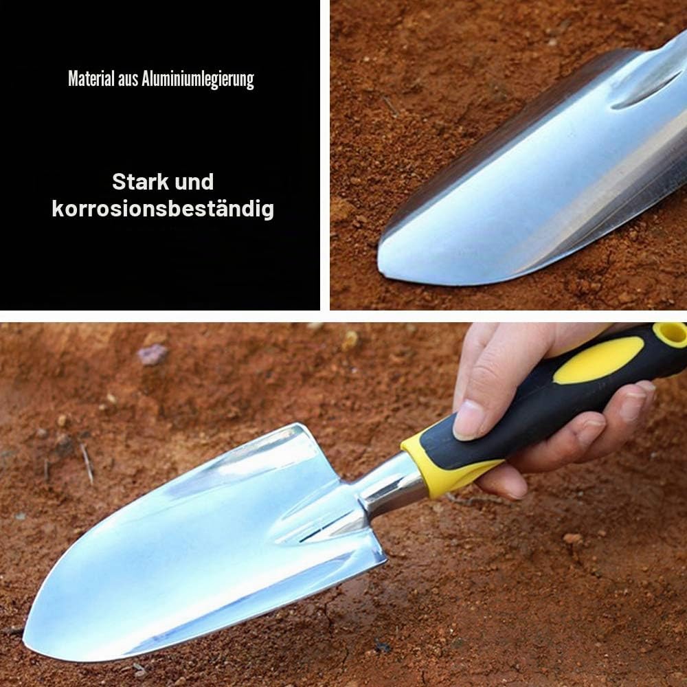 Detalle de Gartenkelle aus Aluminiumlegierung – Handschaufel zum Pflanzen, Umpflanzen und Unkrautjäten