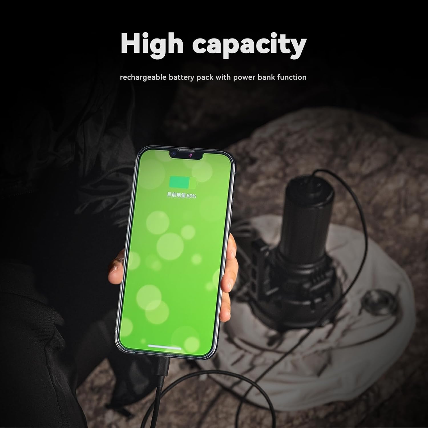 Detalle de IMALENT MS32 200,000 Lumens Flashlight: A Tough, High-Output Torch for Serious Outdoor Use
