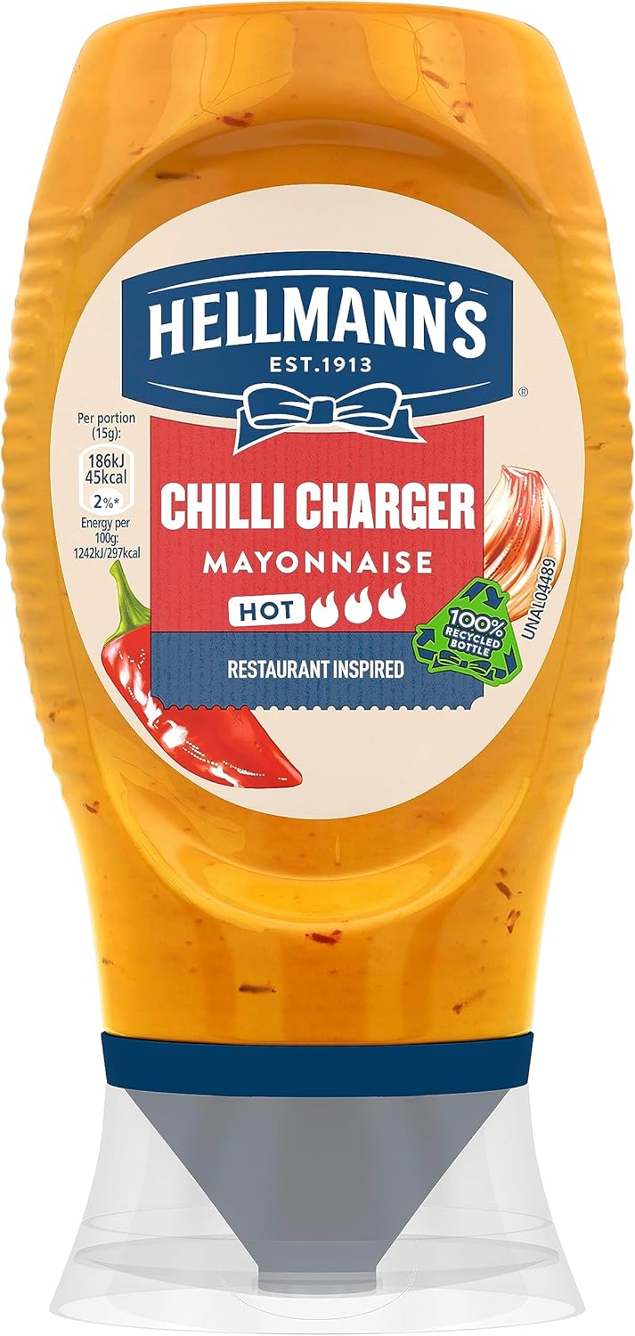 Thumbnail 4 de Hellmann's Chilli Charger Mayonnaise Condiment 8x250 ml