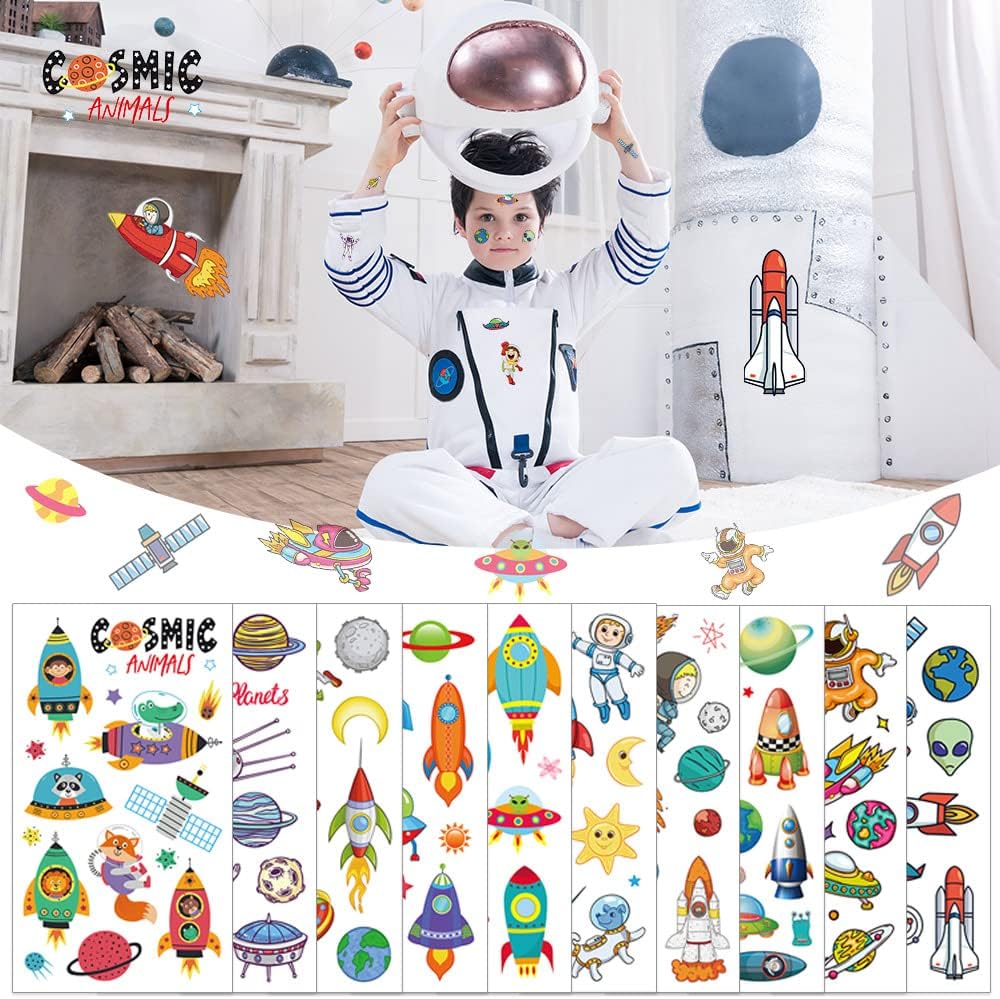 Detalle 2 de ACWOO Tatuaggi Temporanei per Bambini 350 pezzi
