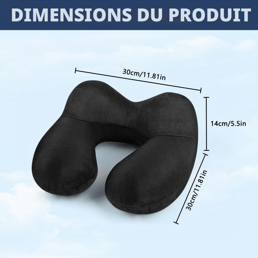 Detalle 2 de Flintronic Coussin de Voyage Gonflable 2 pièces