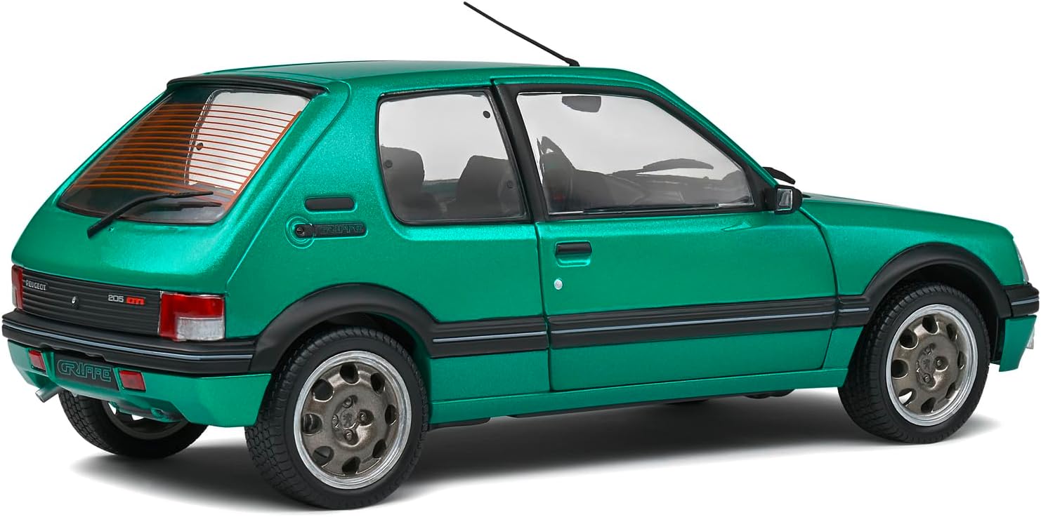 Thumbnail 6 de Solido Peugeot 205 GTi 1992 – metalowy model kolekcjonerski 1:18, zielony