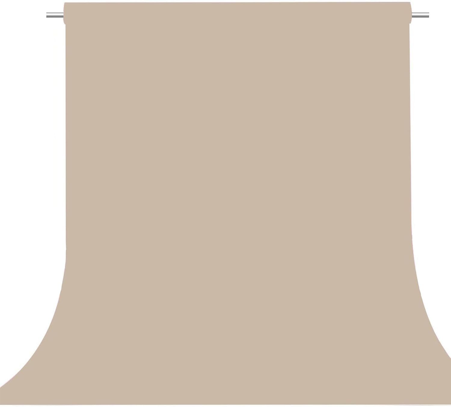 Detalle de TERSUM Beige Photography Backdrop, 8x10 ft Non-Reflective Polyester Fabric