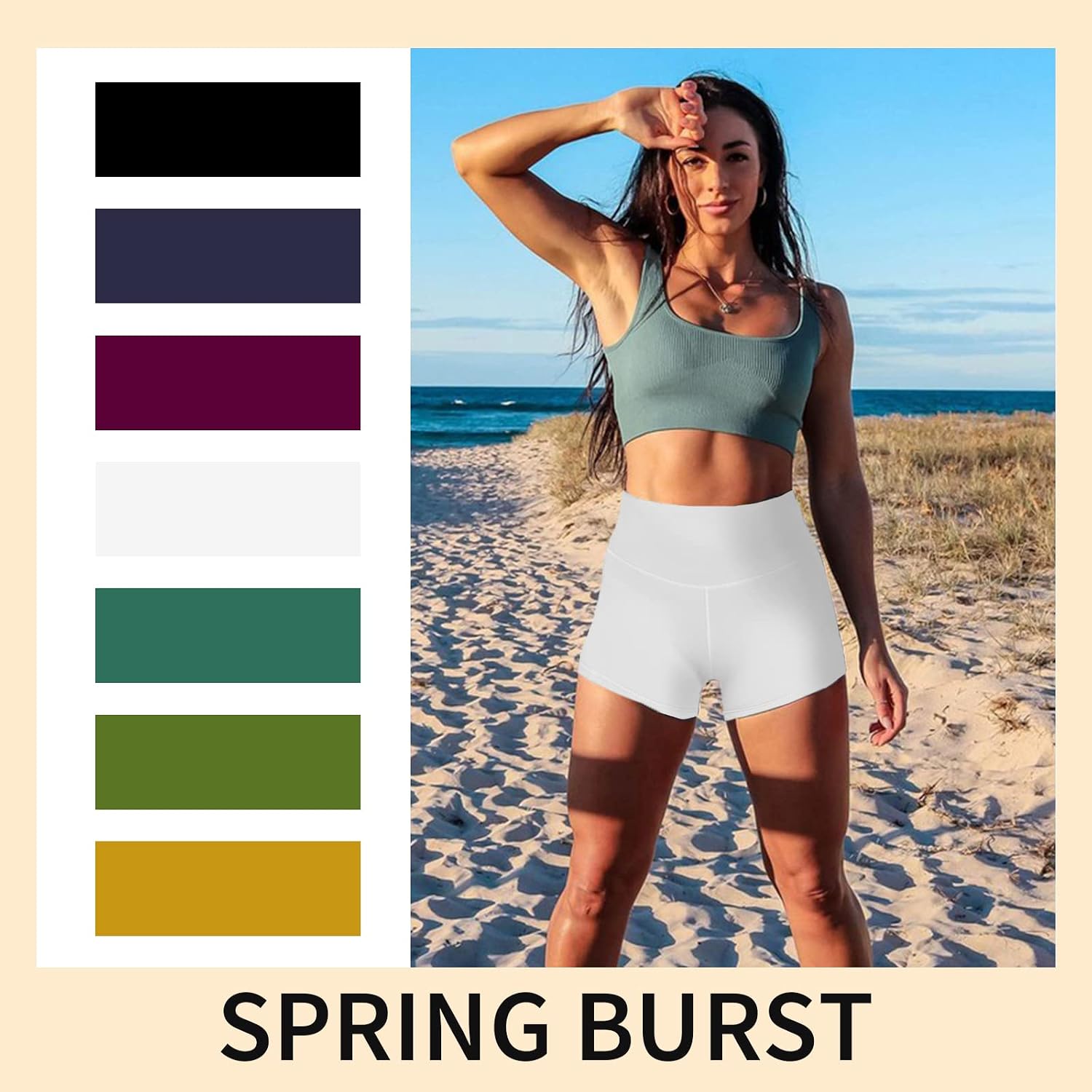 Thumbnail 1 de TNNZEET 7-Pack Biker Shorts 5'' High Waisted