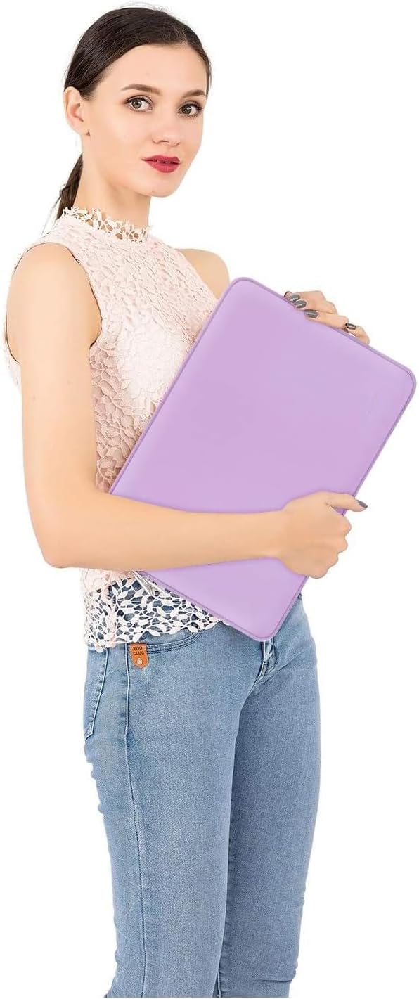 Thumbnail 4 de MOSISO Laptop Case 16 inch: Neoprene Sleeve with Small Pouch in Purple