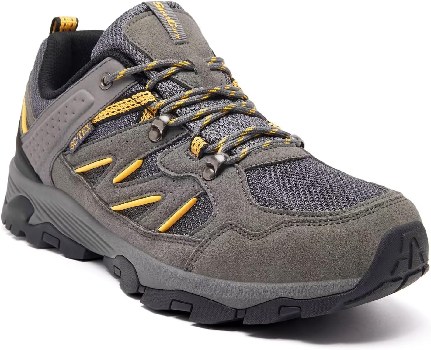 Detalle de SILENTCARE waterproof walking shoes for men – low rise non-slip trekking outdoors