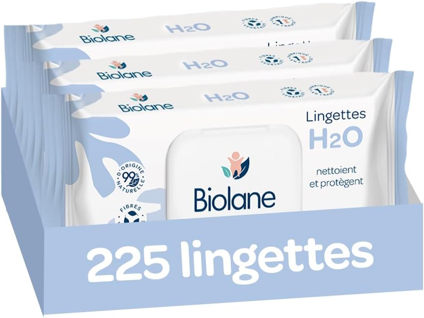 Thumbnail 6 de Biolane Lingettes bébé à l’eau – 900 lingettes (lot de 12 x 75), sans rinçage, dès la naissance