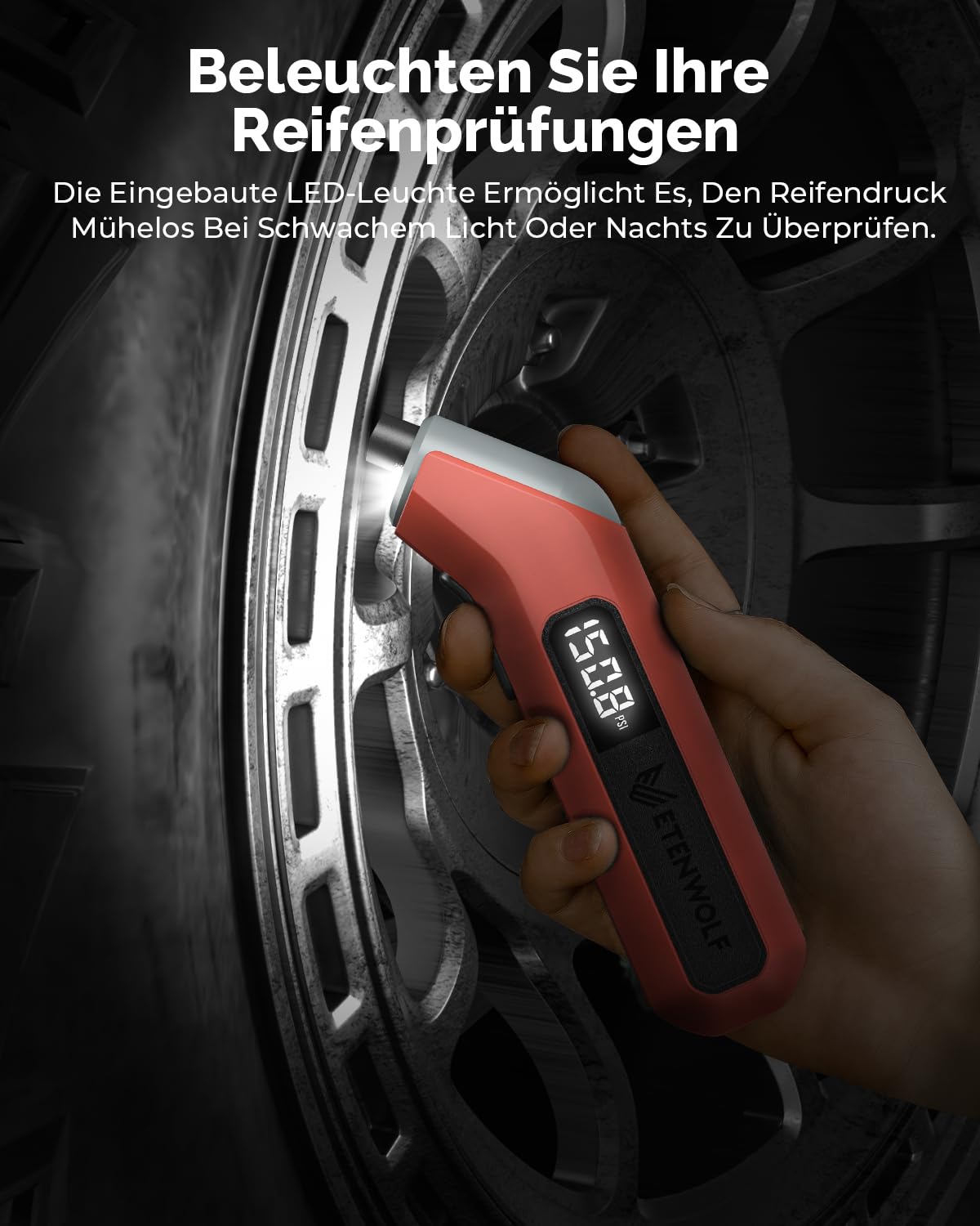 Thumbnail 3 de ETENWOLF T300Plus Reifendruckprüfer 0,2–13,8 Bar