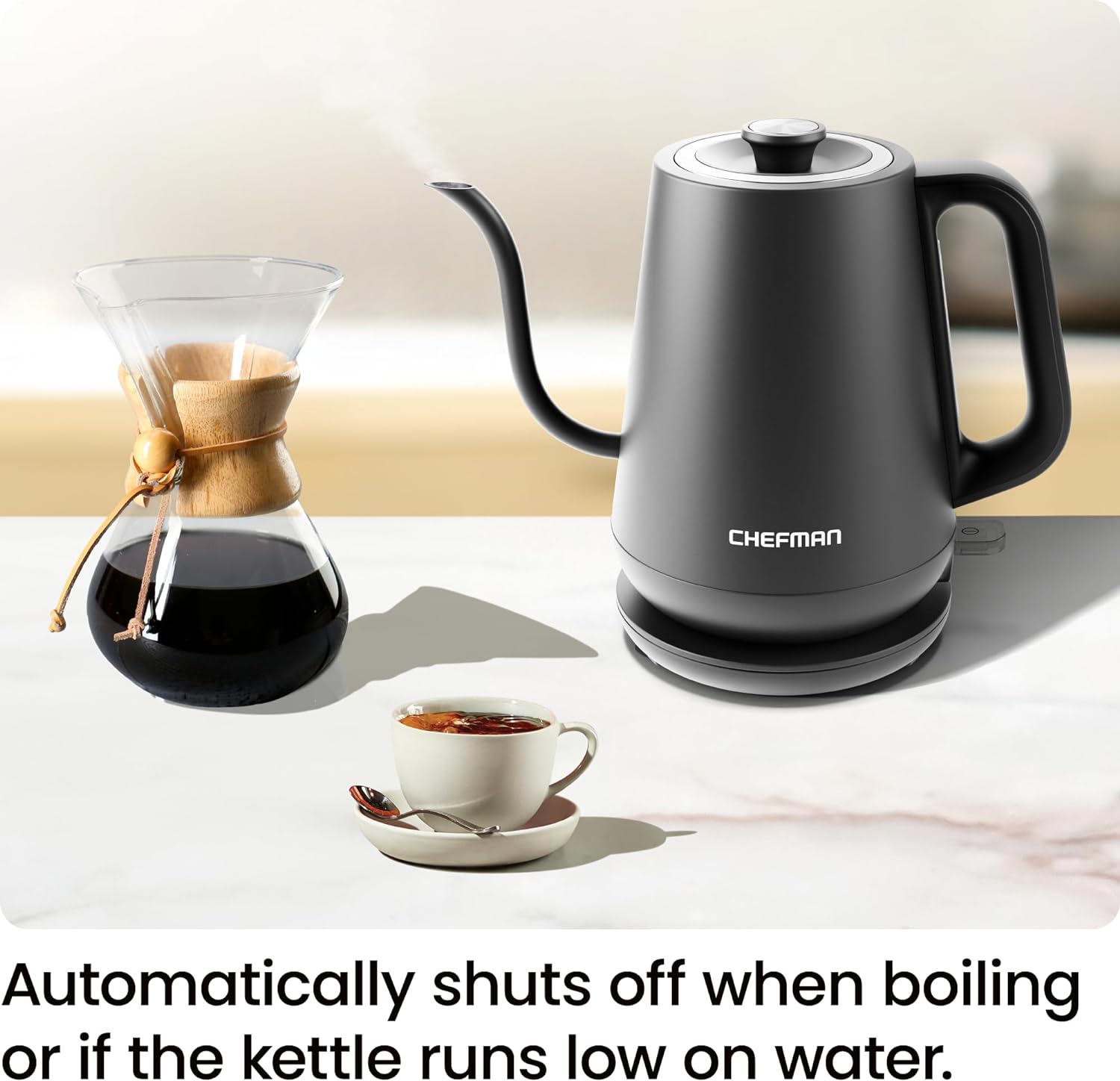 Thumbnail 6 de Chefman Gooseneck Electric Kettle 0.8L