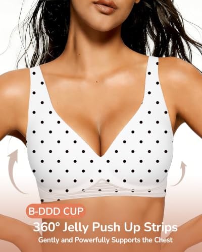 Detalle 2 de Happriue Wireless Deep V Jelly Bra: What to Expect