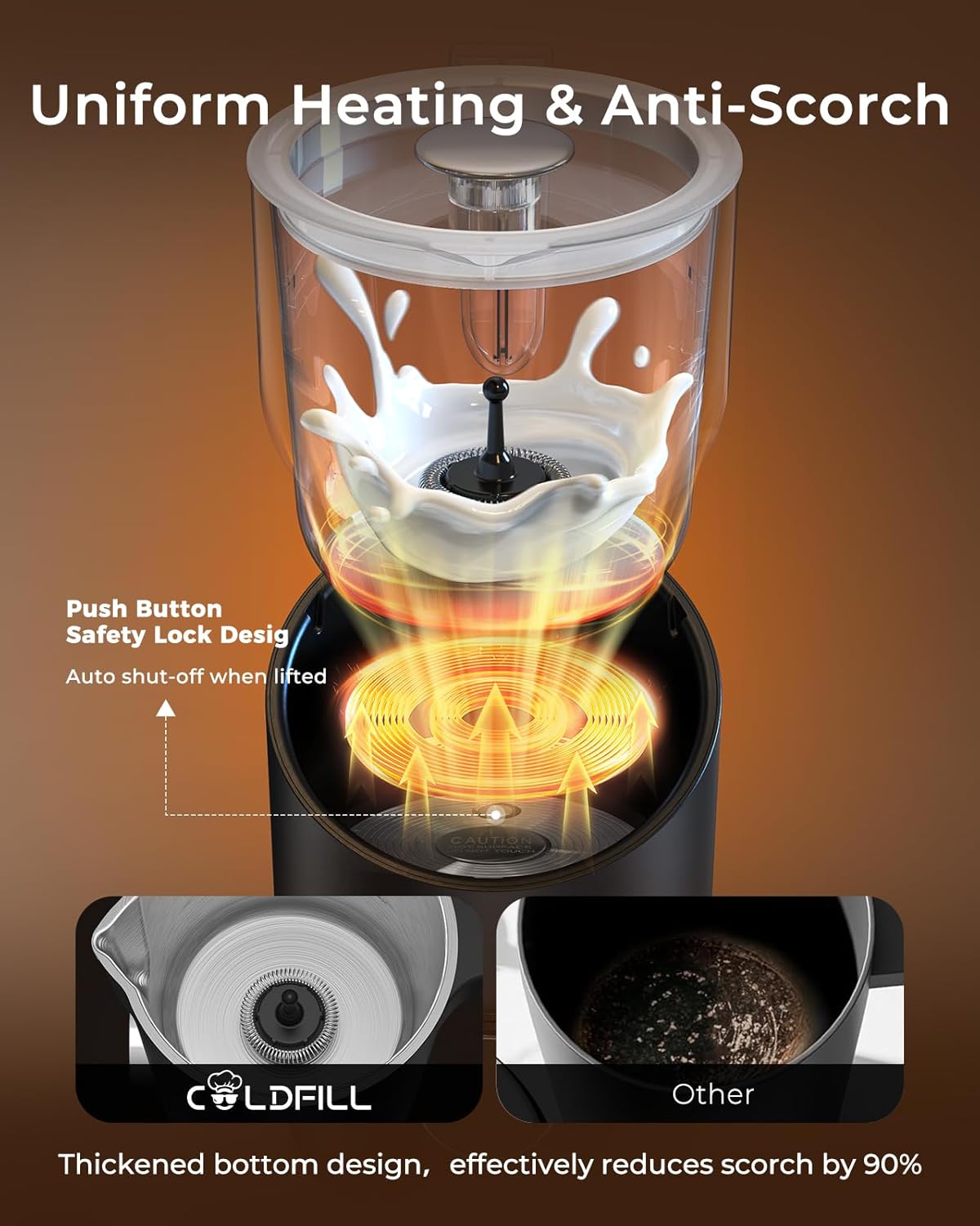 Thumbnail 5 de Electric Milk Frother 21oz