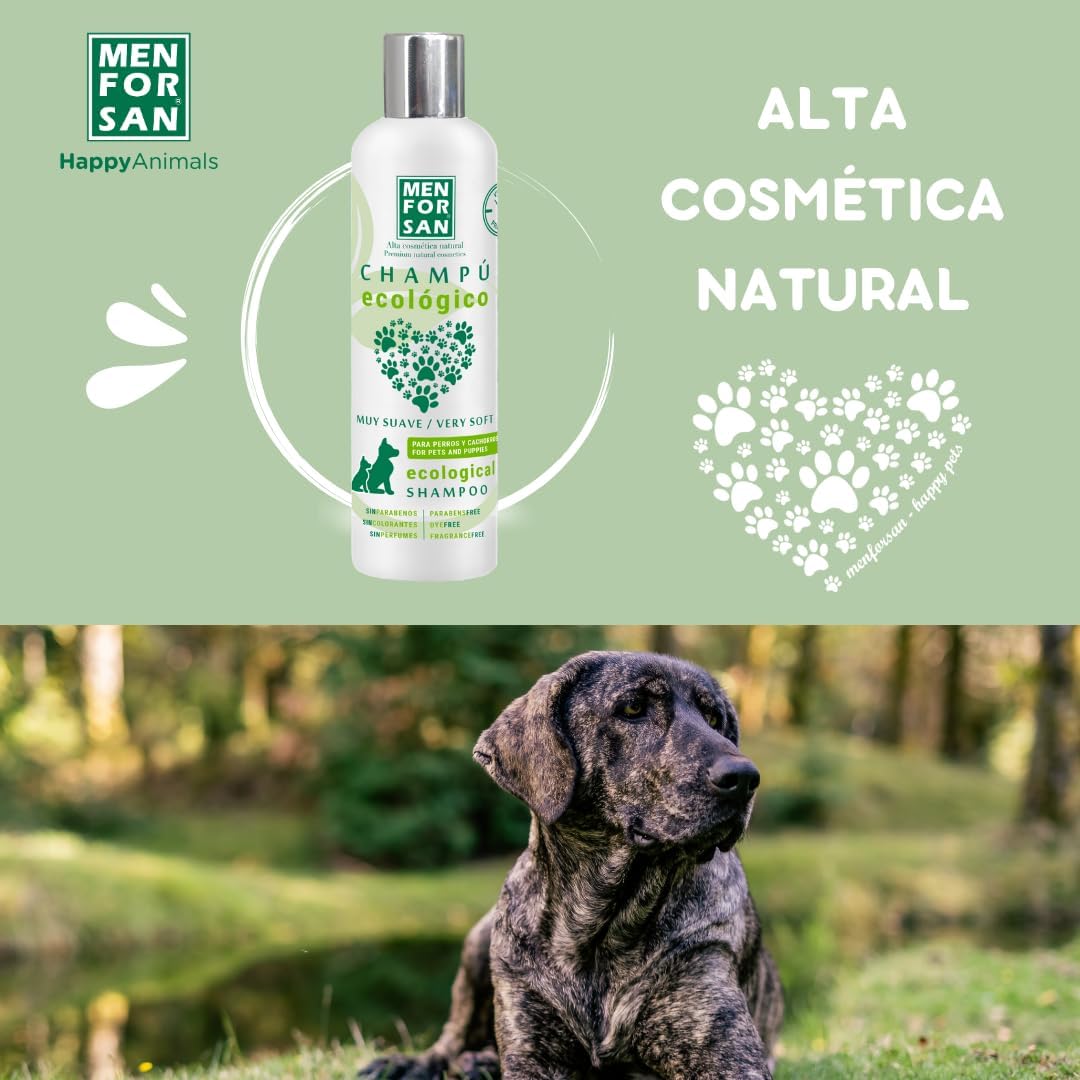 Thumbnail 6 de Menforsan Shampoo Organico per Cani e Cuccioli – 300 ml, Ingredienti Biodegradabili