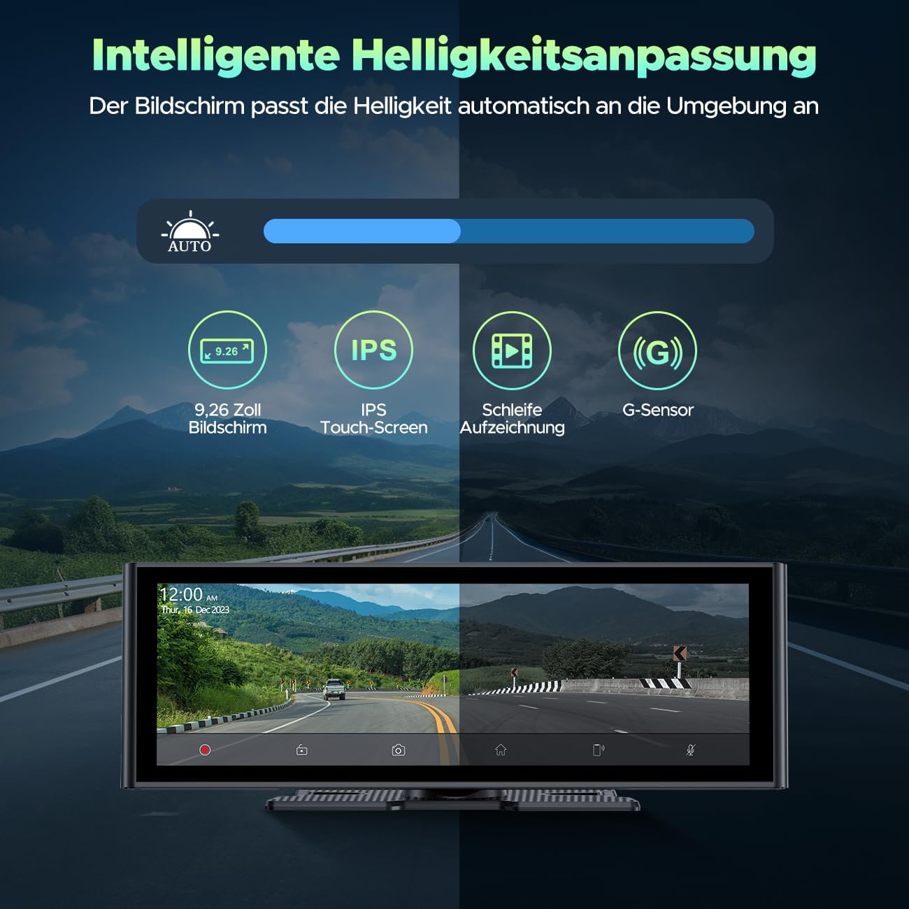 Thumbnail 5 de Autoradio portatile 9,26" con CarPlay e Android Auto
