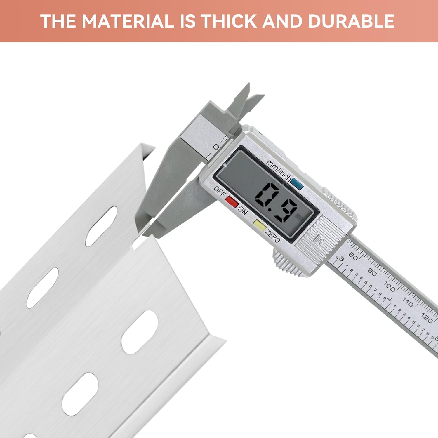 Thumbnail 4 de GIRXZYBX Flavorizer Bars Brennerabdeckung 33,5 x 12 cm (3er-Set) für Enders San Diego aus Edelstahl