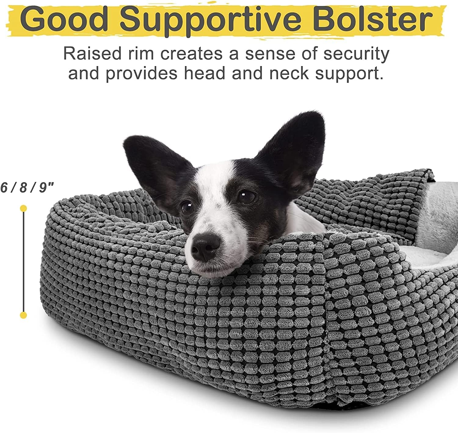 Thumbnail 2 de JOEJOY dog bed hooded 76 x 61 cm
