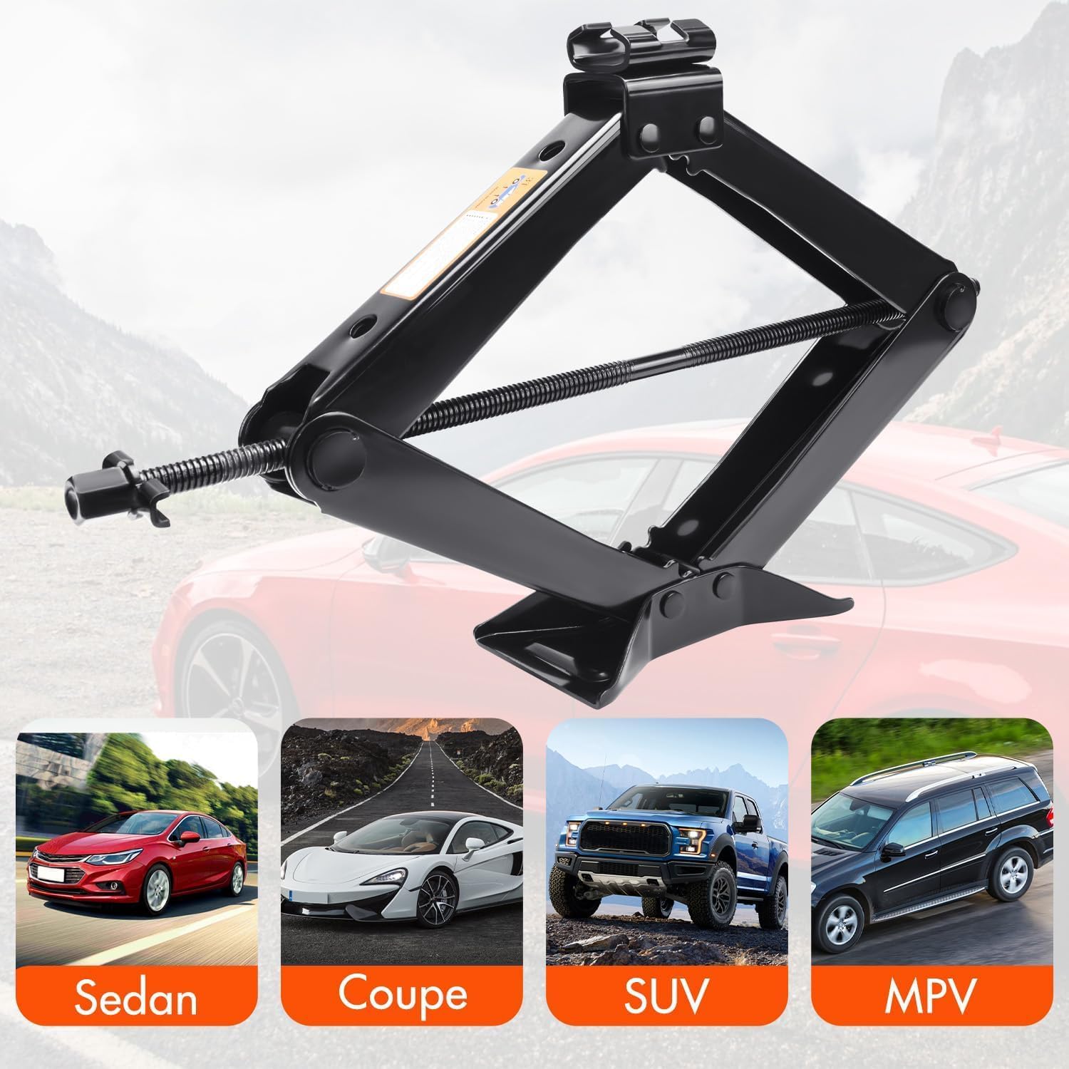 Thumbnail 6 de Yeqqzq Portable Car Jack Kit, 2 Ton