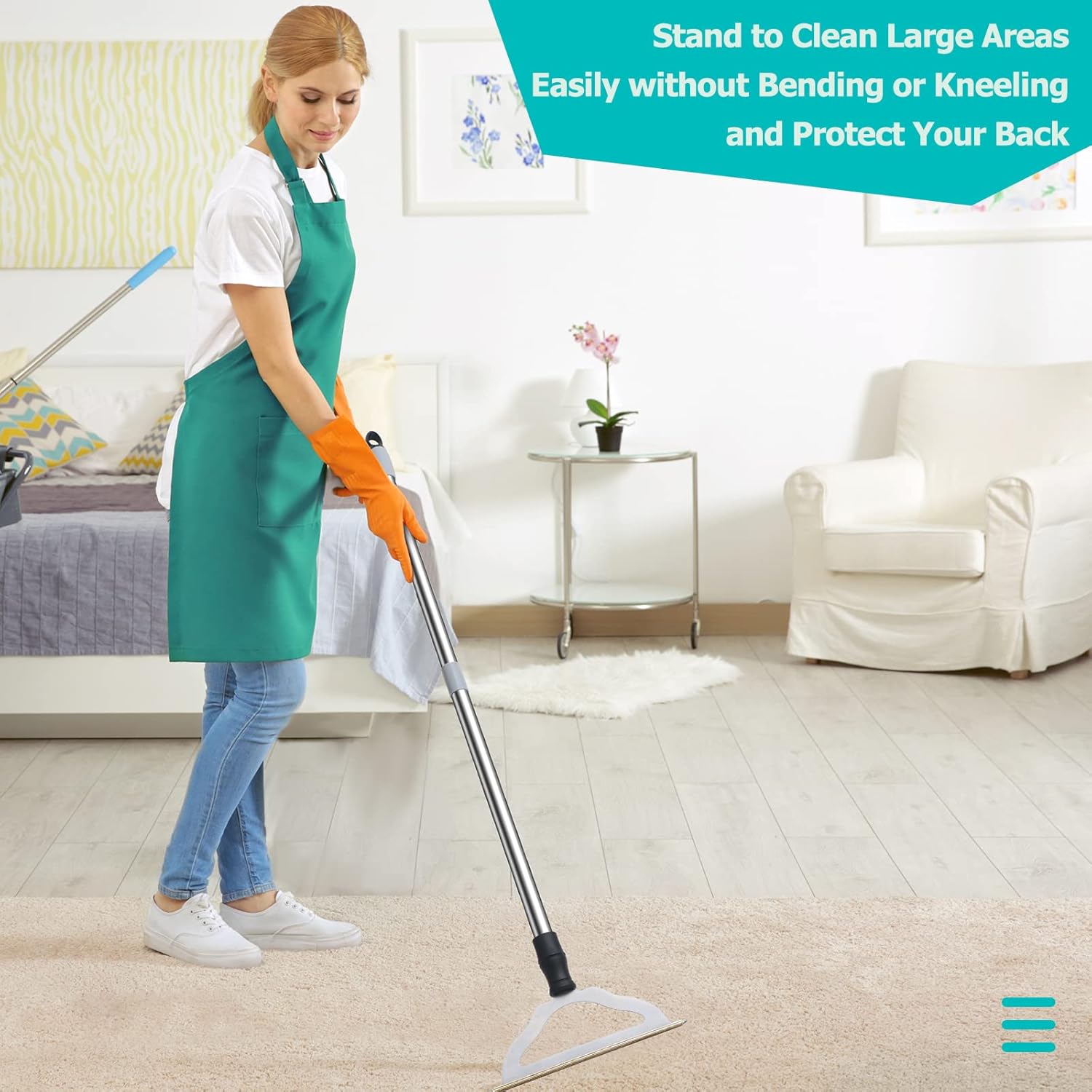 Thumbnail 2 de GOSEDER Carpet Rake for Pet Hair Removal