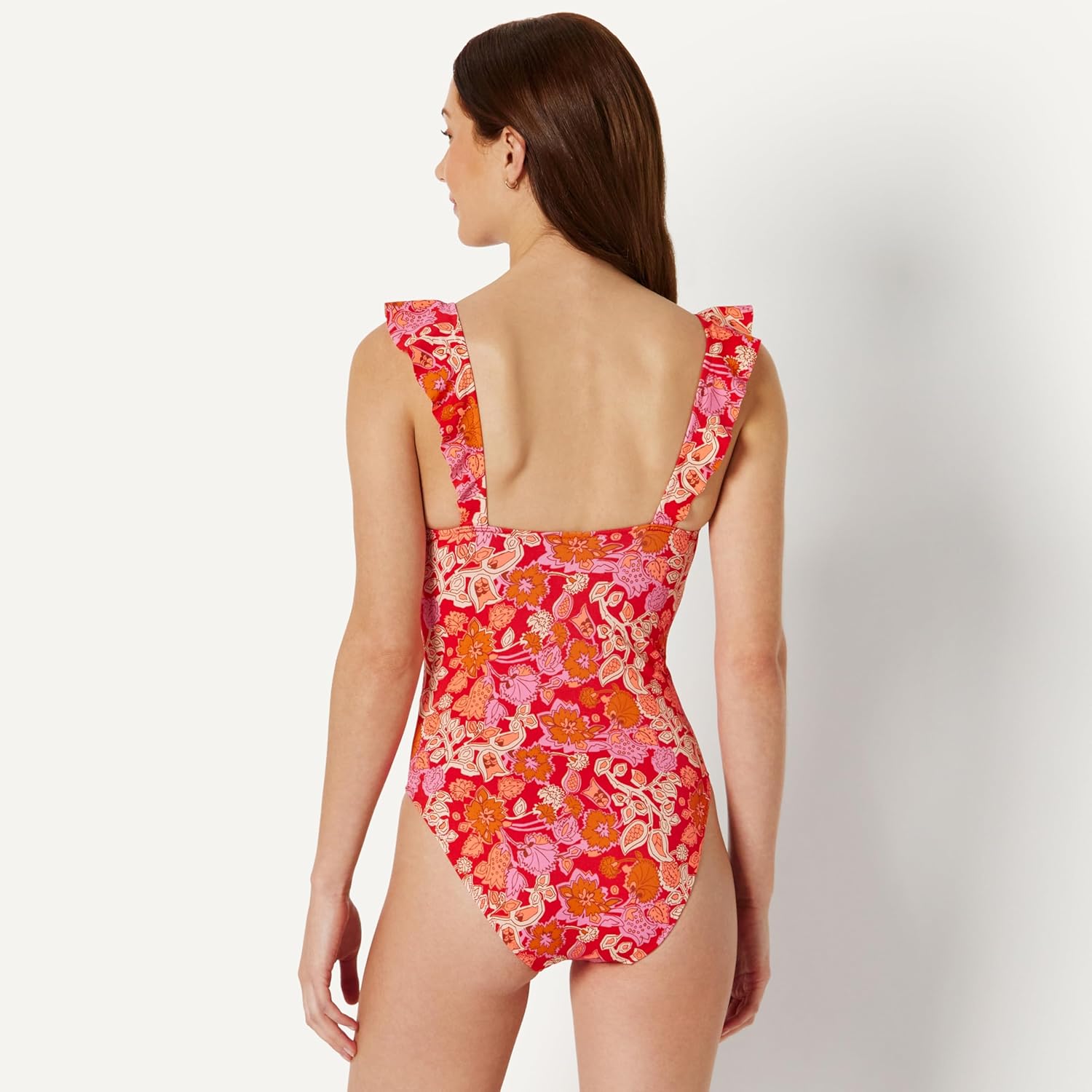 Thumbnail 3 de Amazon Essentials Women's Ruffle V-Neck One-Piece Swimsuit