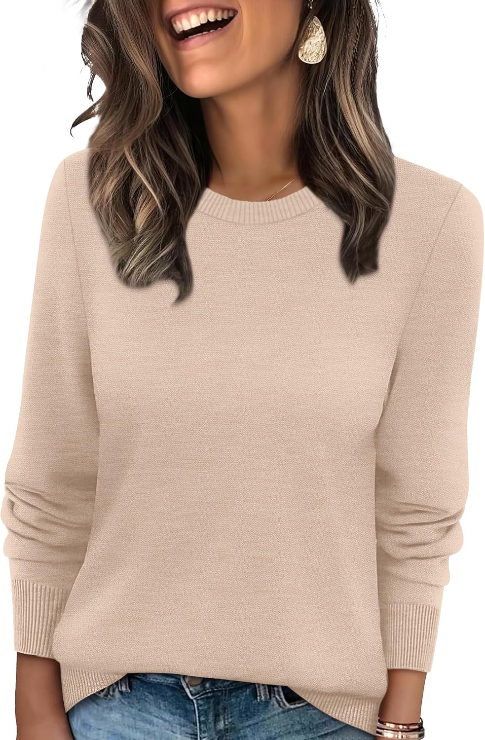 Detalle de WIHOLL Sweater Lightweight Pullover S-2XL