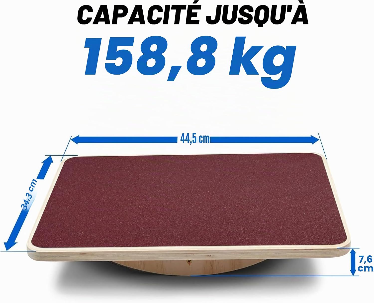 Detalle 2 de Yes4All Planche d'équilibre oscillante 40–41 cm