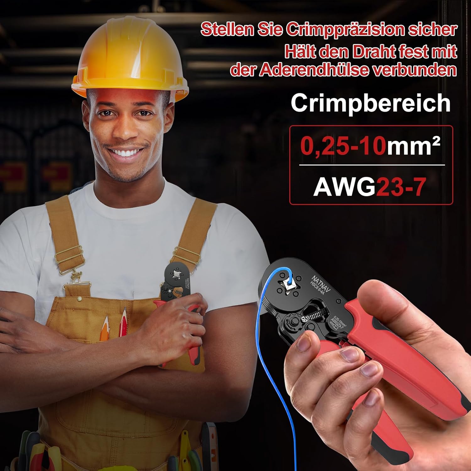 Thumbnail 4 de NATNAV Crimpzange 1300 Aderendhülsen