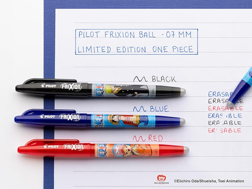 Thumbnail 3 de PILOT x ONE PIECE Caja de 3 Frixion Ball ✏️ Con Recambios