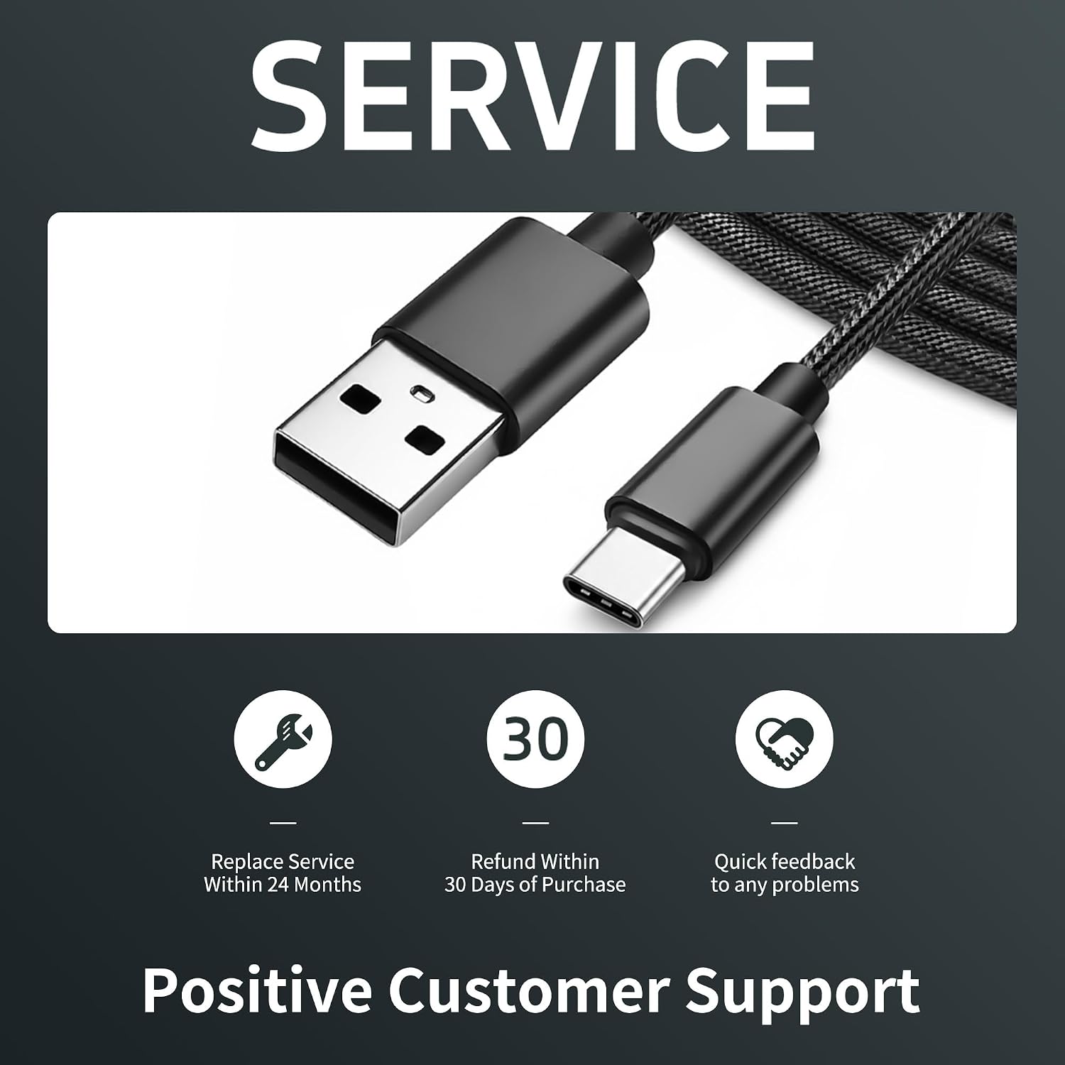 Detalle de Superer 5 ft USB-C Charging Cable for PS5 DualSense and Xbox Series X/S