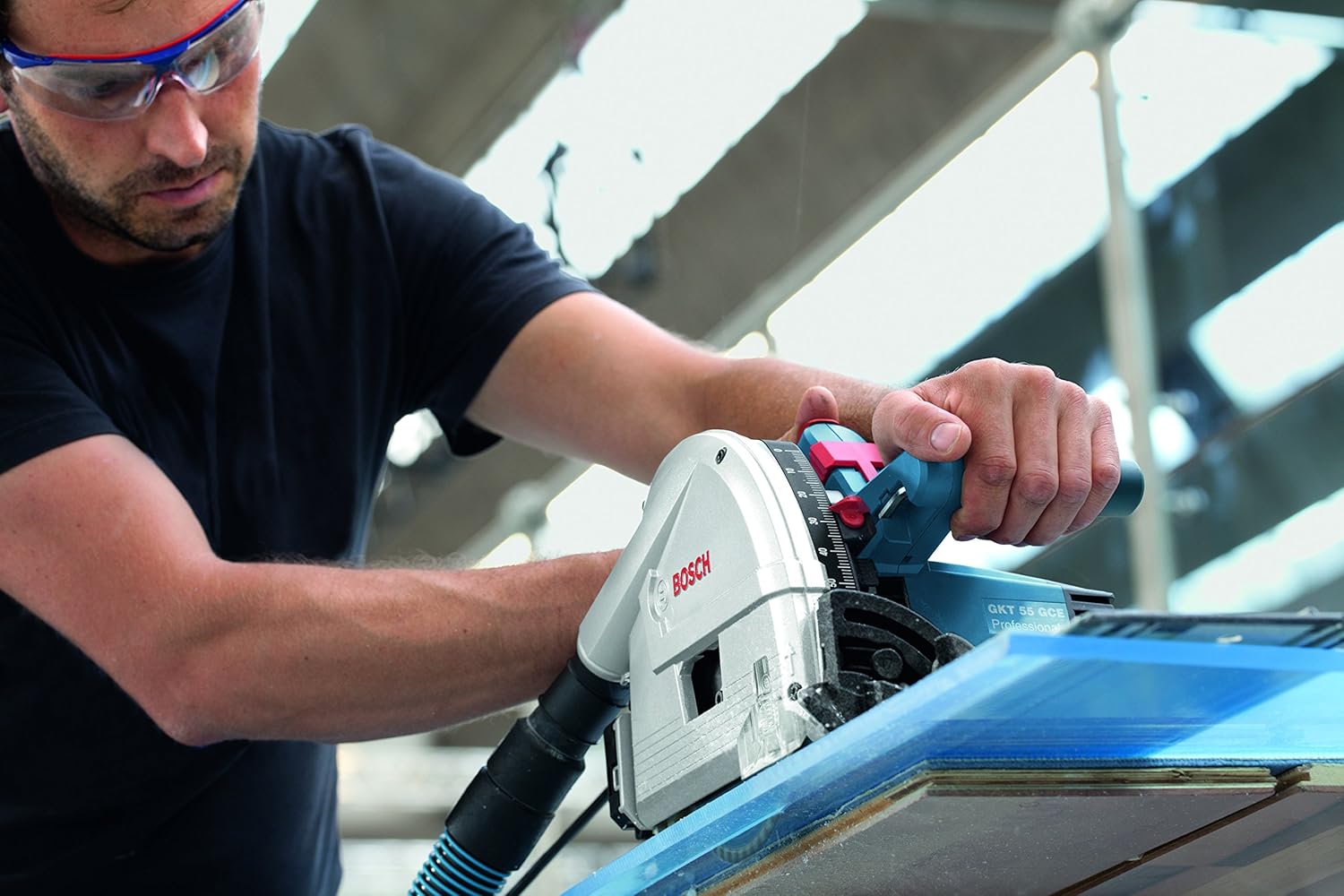 Thumbnail 2 de Bosch Professional GKT 55 Tauchsäge 1.400 W 🛠️