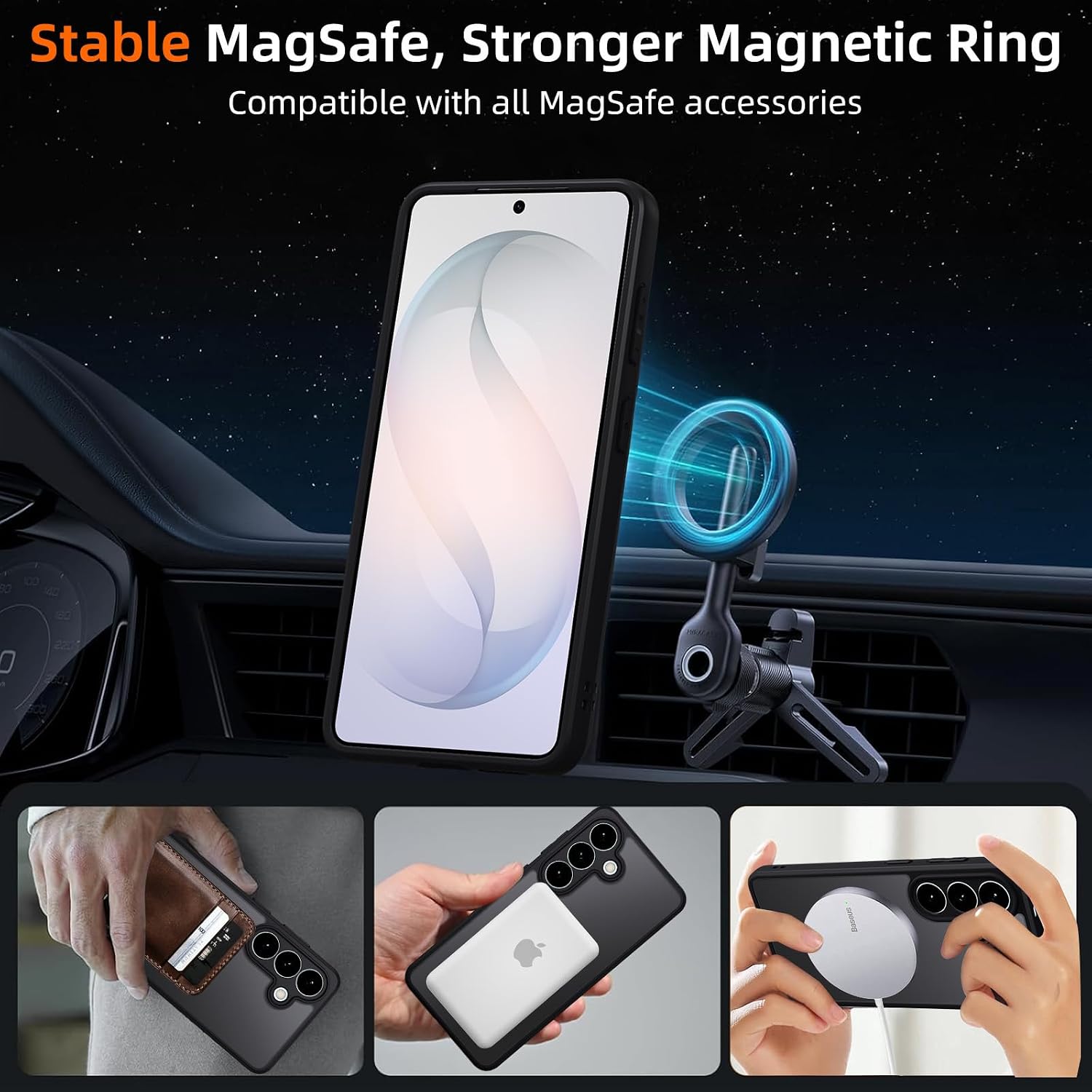 Thumbnail 4 de Oelrstfe Galaxy S26 cover MagSafe, 2 pezzi