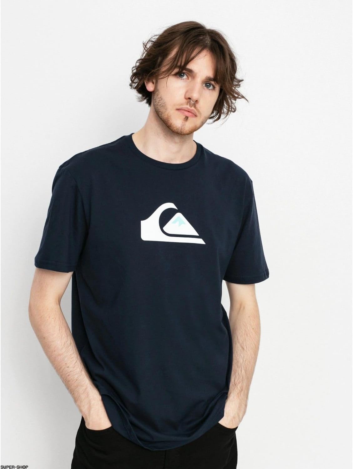 Thumbnail 2 de Quiksilver Herren Comp Logo Tee Hemd – klassisches Baumwoll-T‑Shirt mit Brustdruck