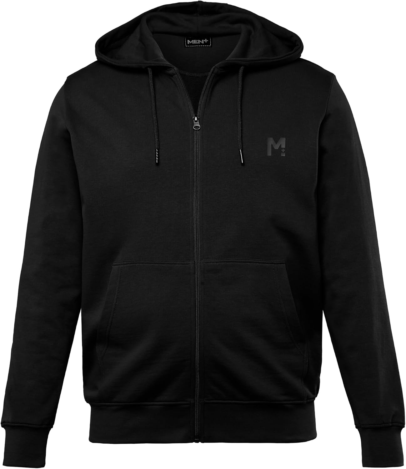 Detalle 2 de Men Plus Veste à Capuche en Molleton – Grandes Tailles L-8XL, Collection Basic
