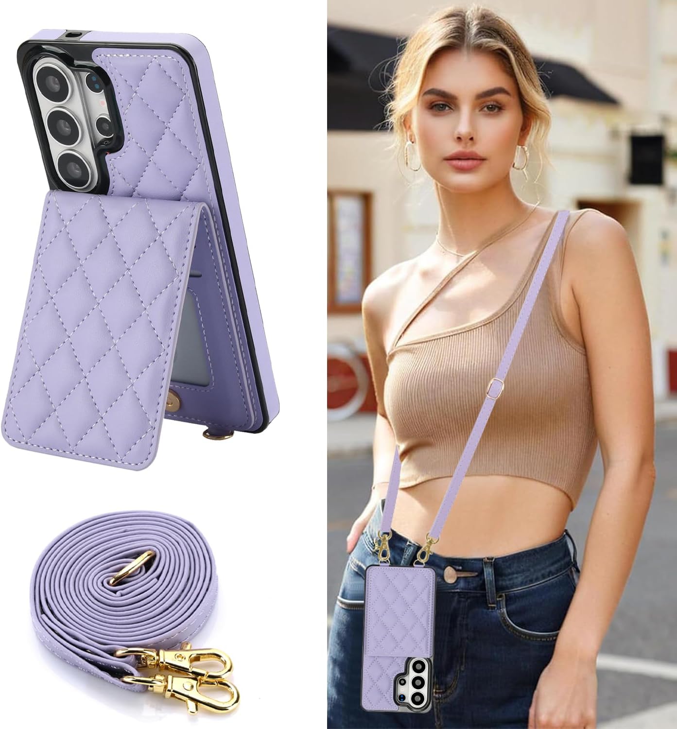 Detalle de GOWESAL Wallet Case for Samsung Galaxy S26 Ultra