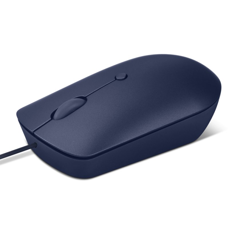 Detalle 2 de Lenovo 540, ratón óptico USB-C de 2400 DPI, azul y ambidiestro
