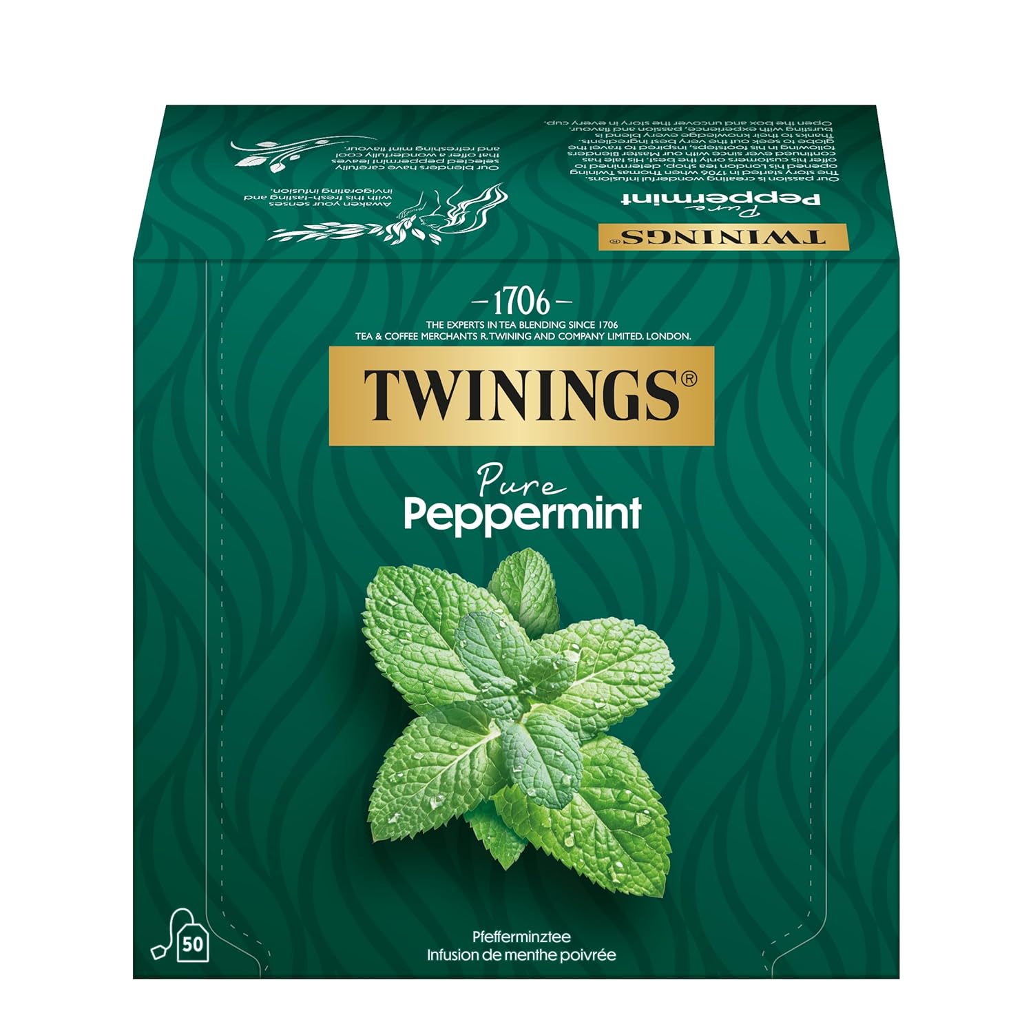 Detalle de Twinings Pfefferminztee PURE PEPPERMINT 50 đ”