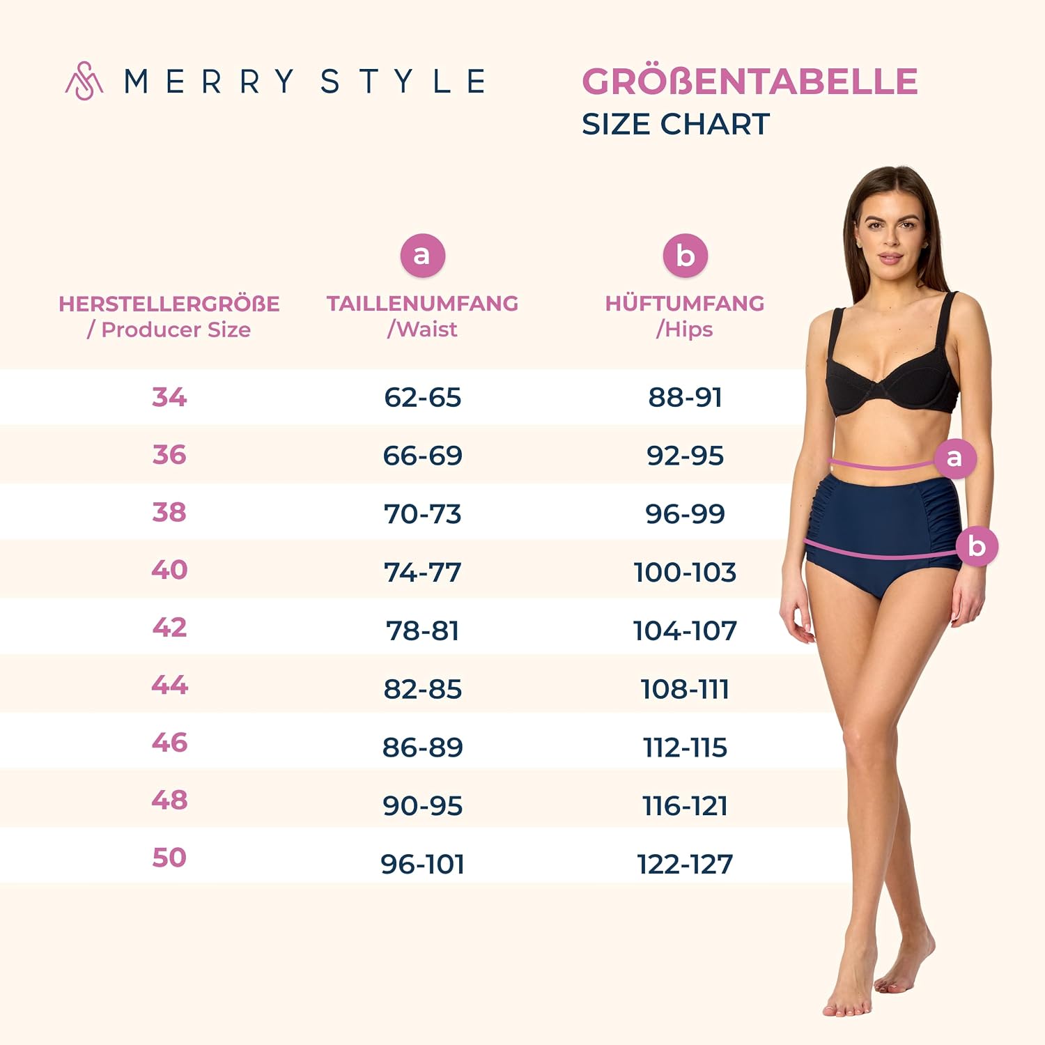 Thumbnail 5 de Merry Style MS10-119 bikinibroekje voor dames, elastisch met UPF 50+