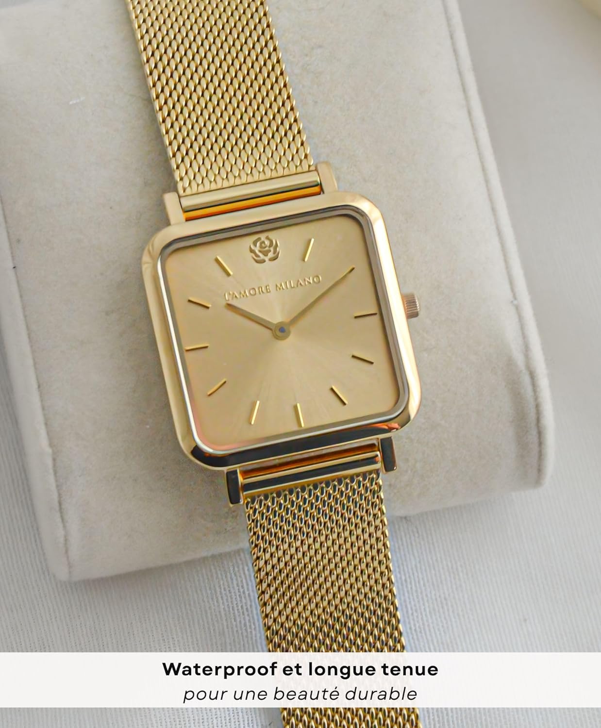 Thumbnail 6 de L'AMORE MILANO - Montre Femme Cadeau Noël, Montre-Bracelet et Coffret Rose éternelle