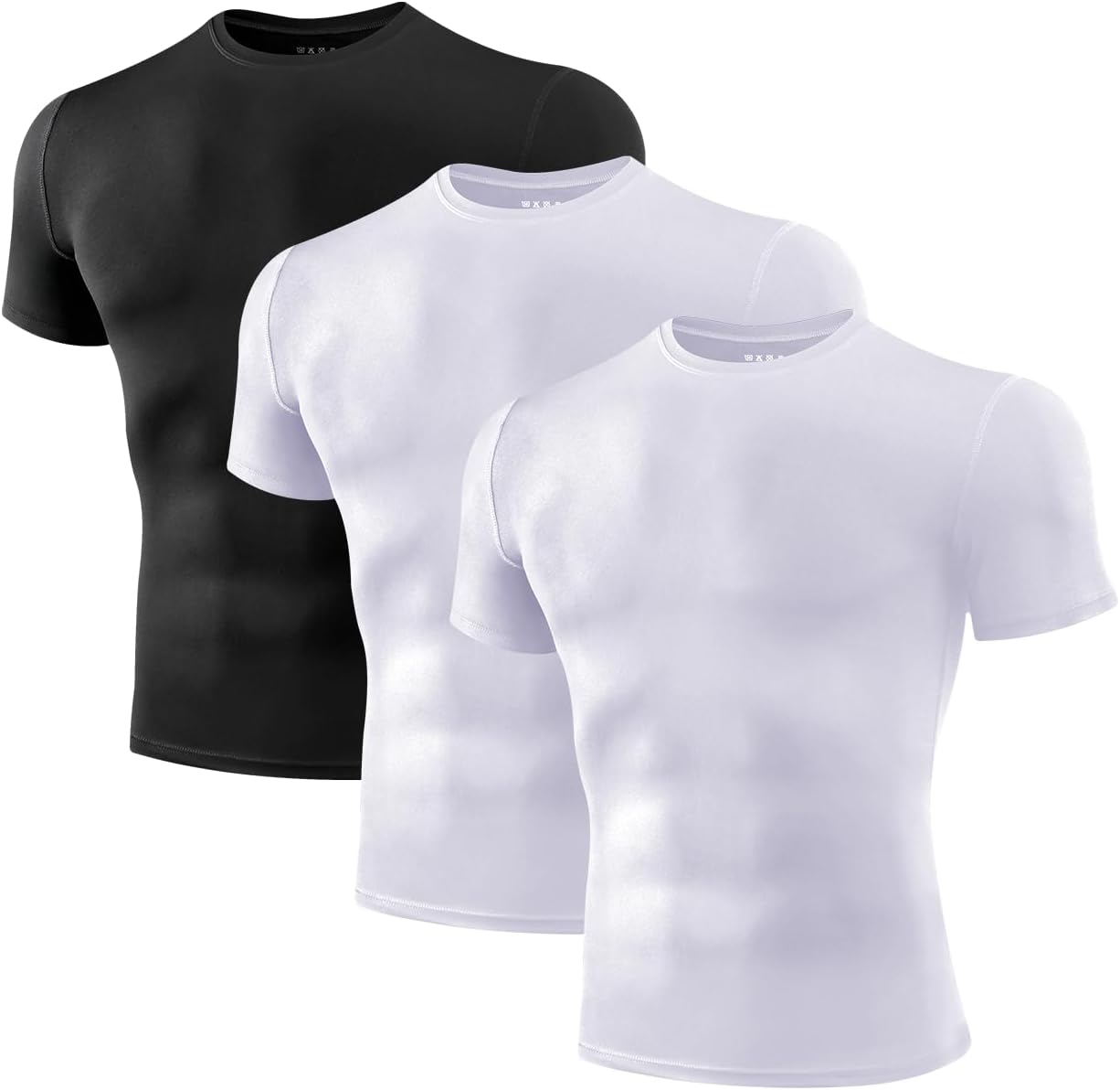 Detalle de Niksa Compression Shirt Men (3 Pack) short sleeve gym & base layer